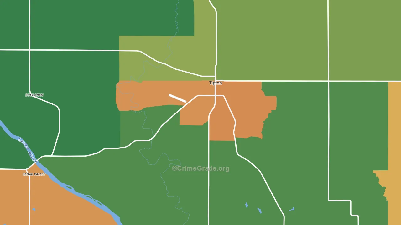 52772, IA Map of Drug-Related Crime Rates