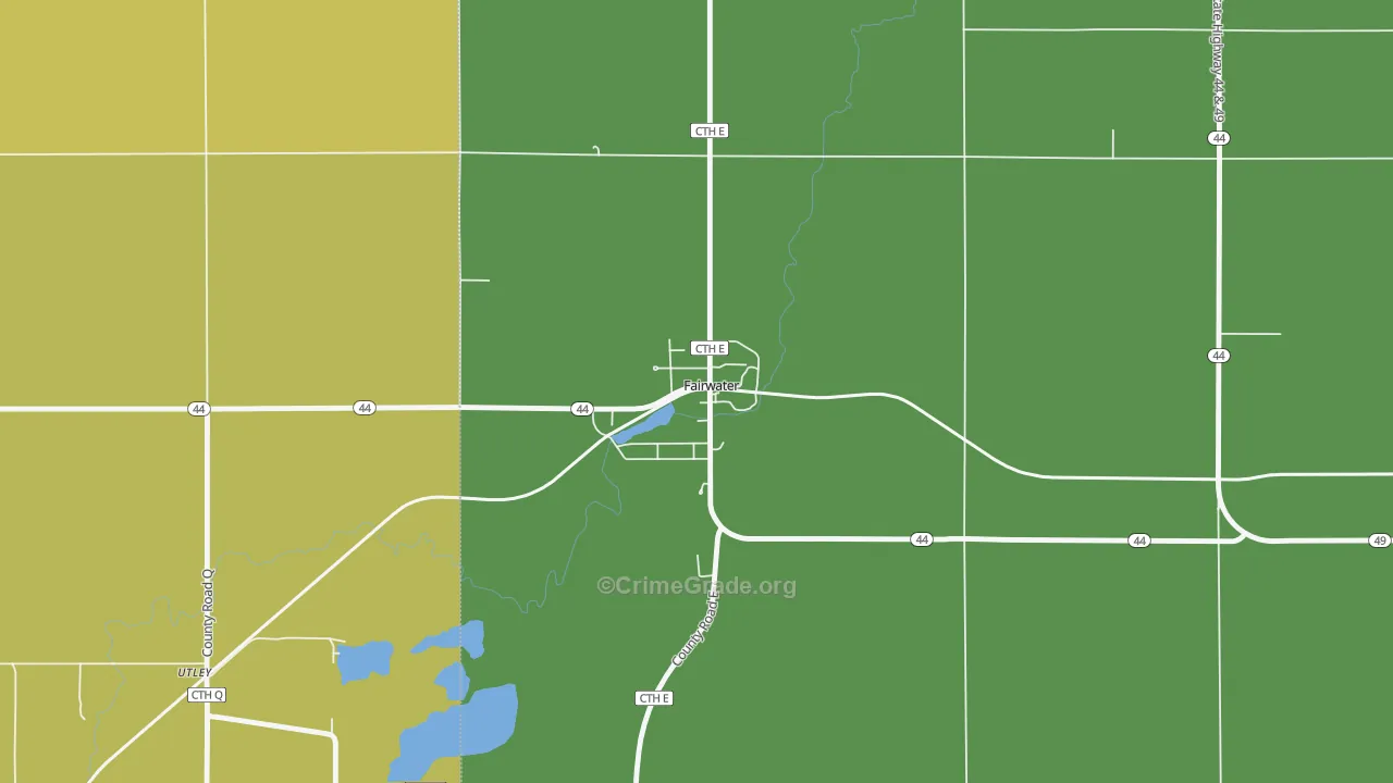 53931, WI Map of Drug-Related Crime Rates