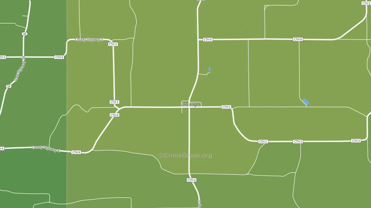 53942, WI Map of Drug-Related Crime Rates
