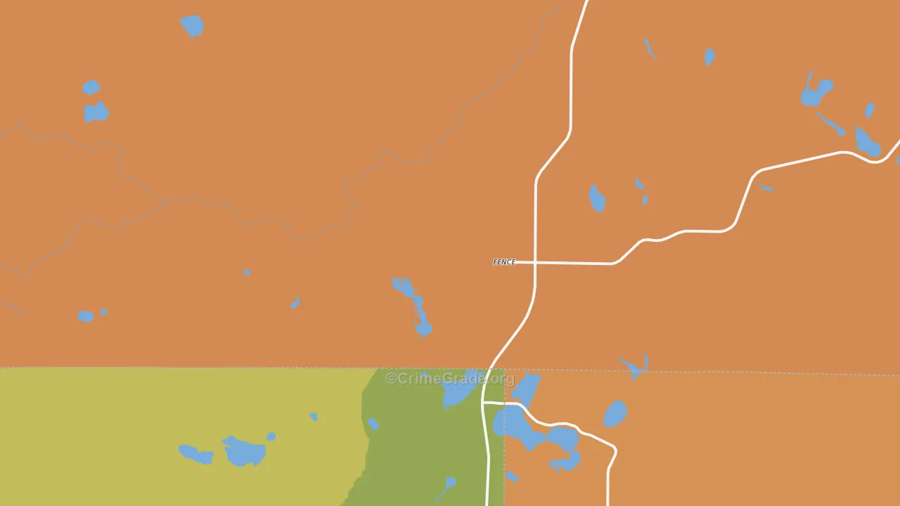 54120, WI Map of Drug-Related Crime Rates