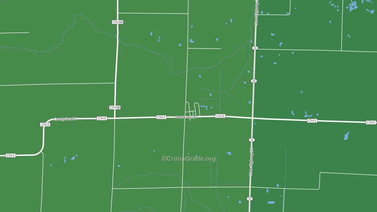 54127, WI Map of Drug-Related Crime Rates