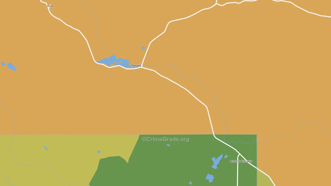 54150, WI Map of Drug-Related Crime Rates