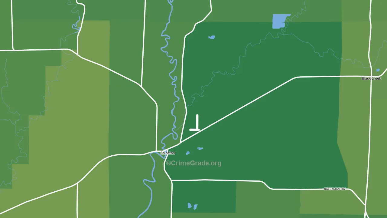 54170, WI Map of Drug-Related Crime Rates