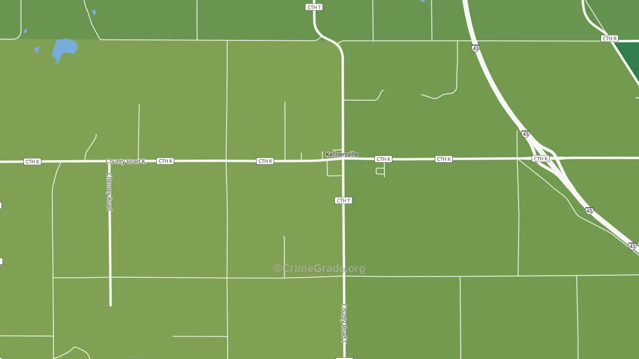 54215, WI Map of Drug-Related Crime Rates