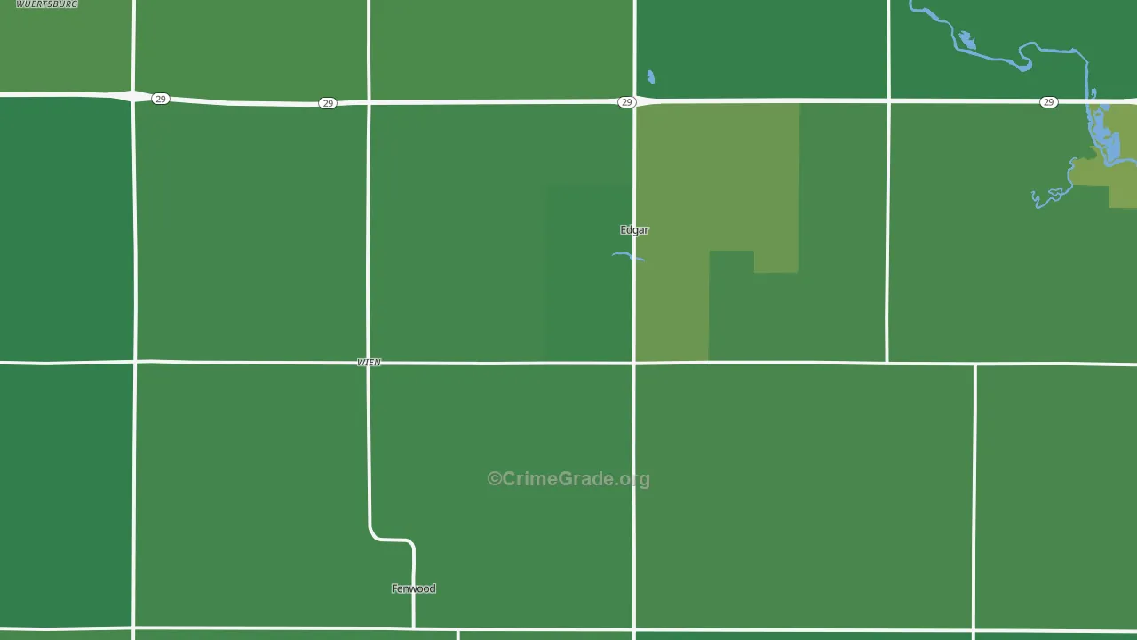 54426, WI Map of Drug-Related Crime Rates