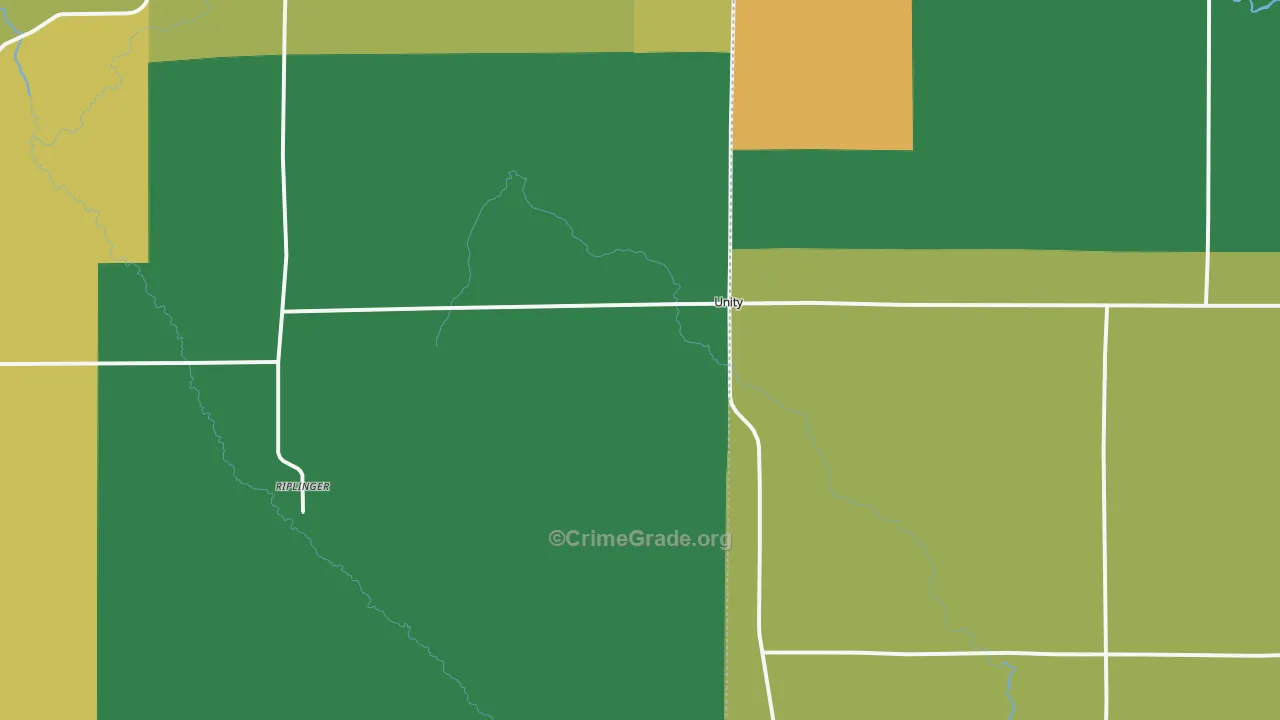 54488, WI Map of Drug-Related Crime Rates