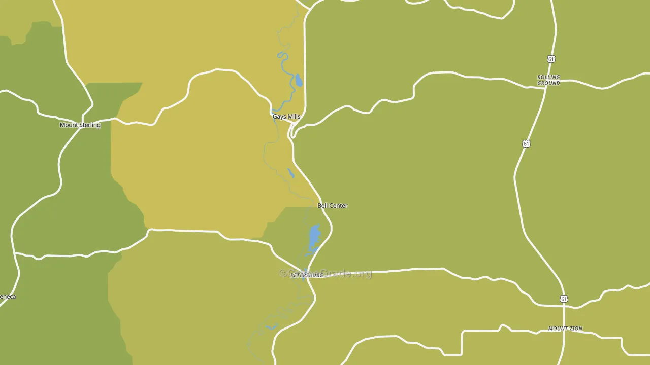 54631, WI Map of Drug-Related Crime Rates
