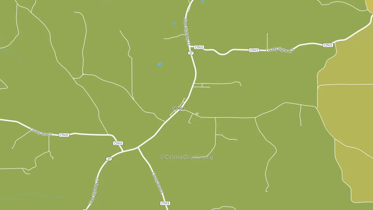 54654, WI Map of Drug-Related Crime Rates