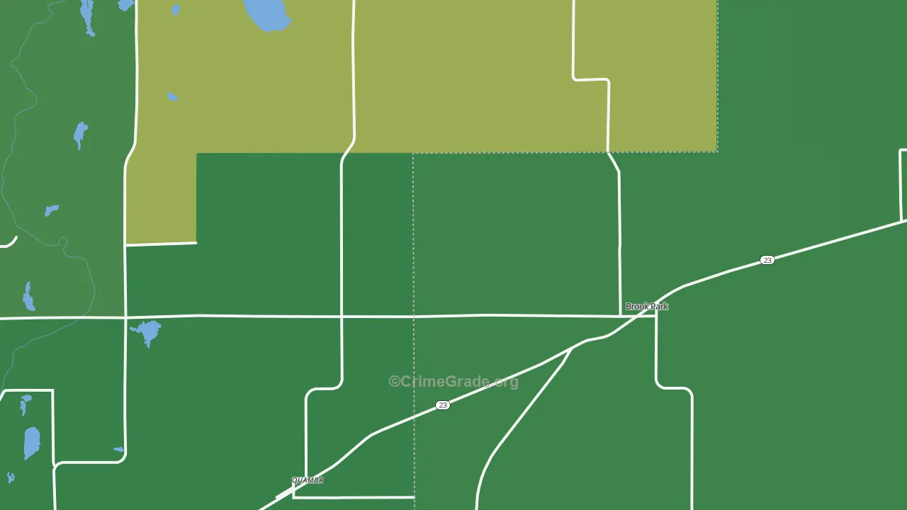55007, MN Map of Drug-Related Crime Rates