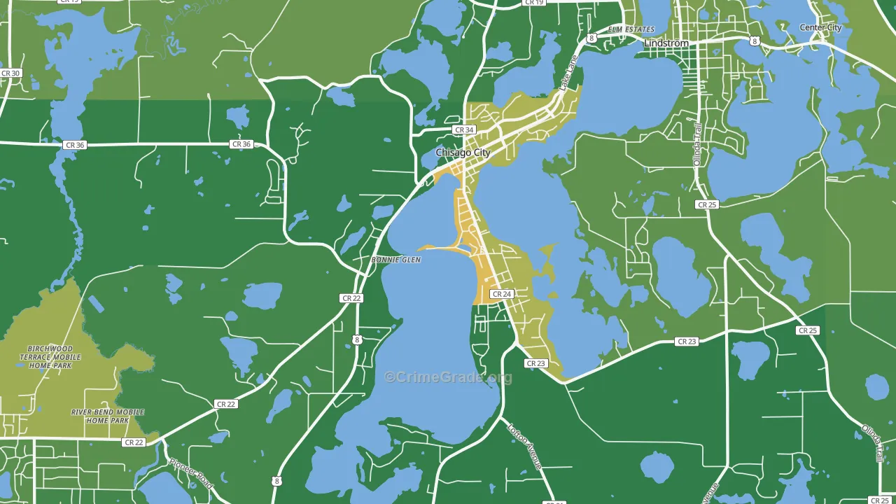 55013, MN Map of Drug-Related Crime Rates