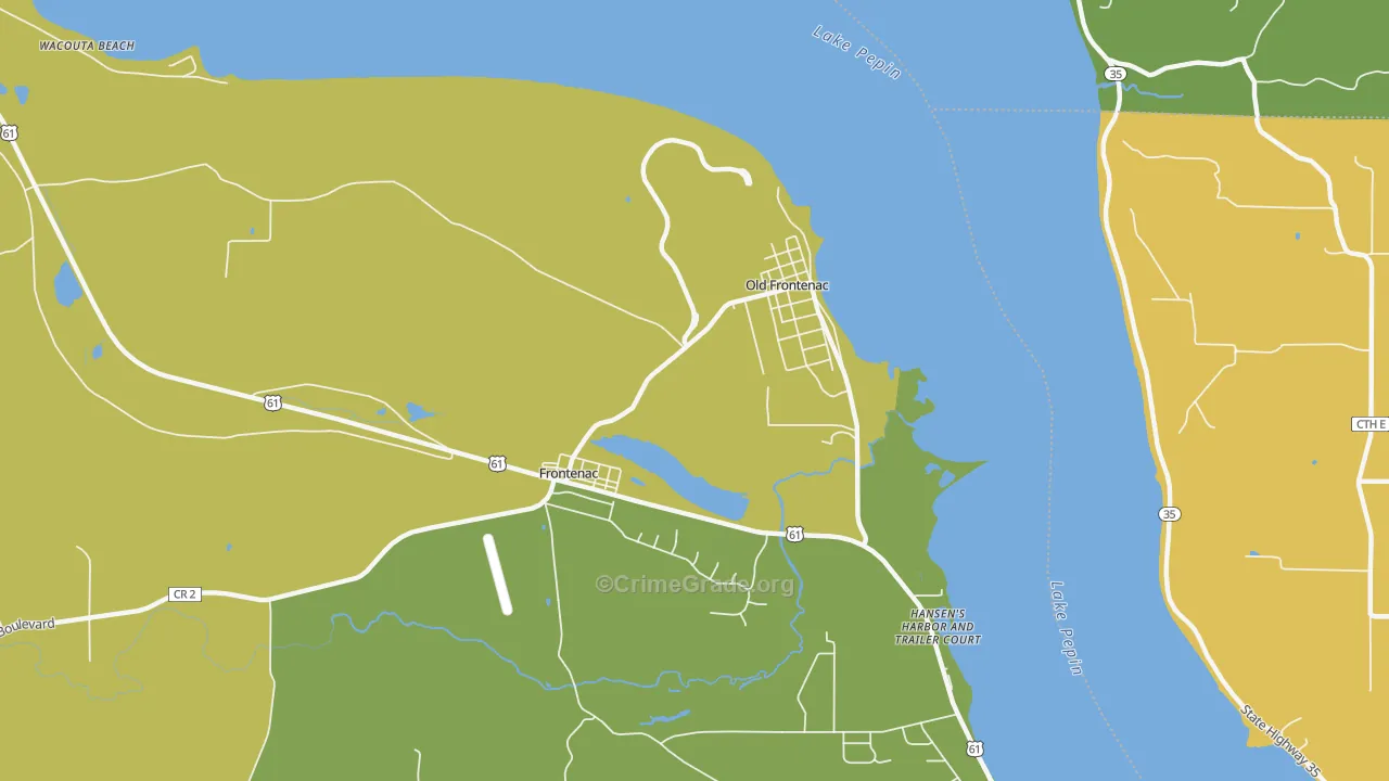 55026, MN Map of Drug-Related Crime Rates