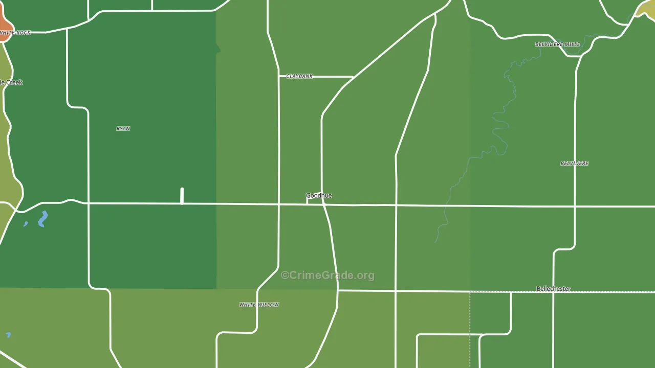 55027, MN Map of Drug-Related Crime Rates