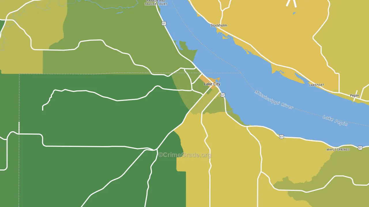 55041, MN Map of Drug-Related Crime Rates