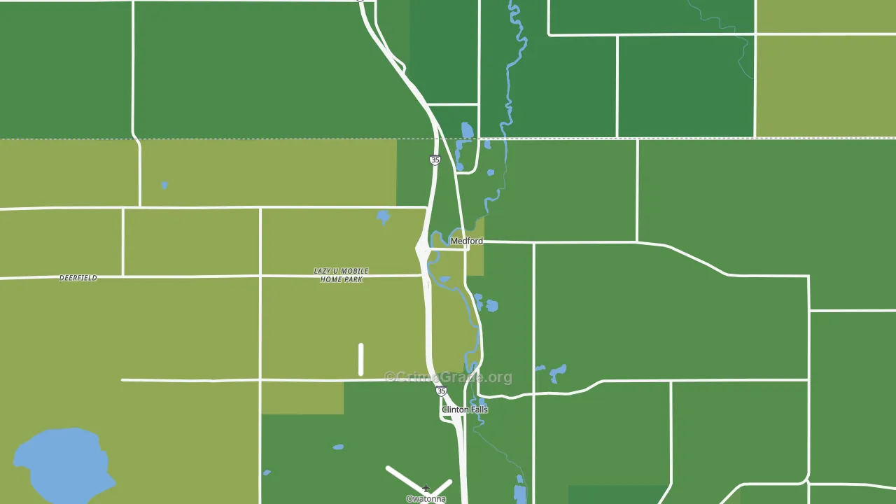 55049, MN Map of Drug-Related Crime Rates