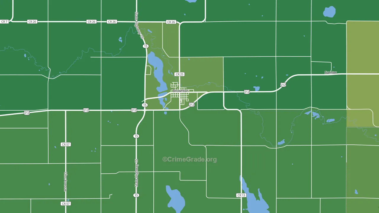 55312, MN Map of Drug-Related Crime Rates