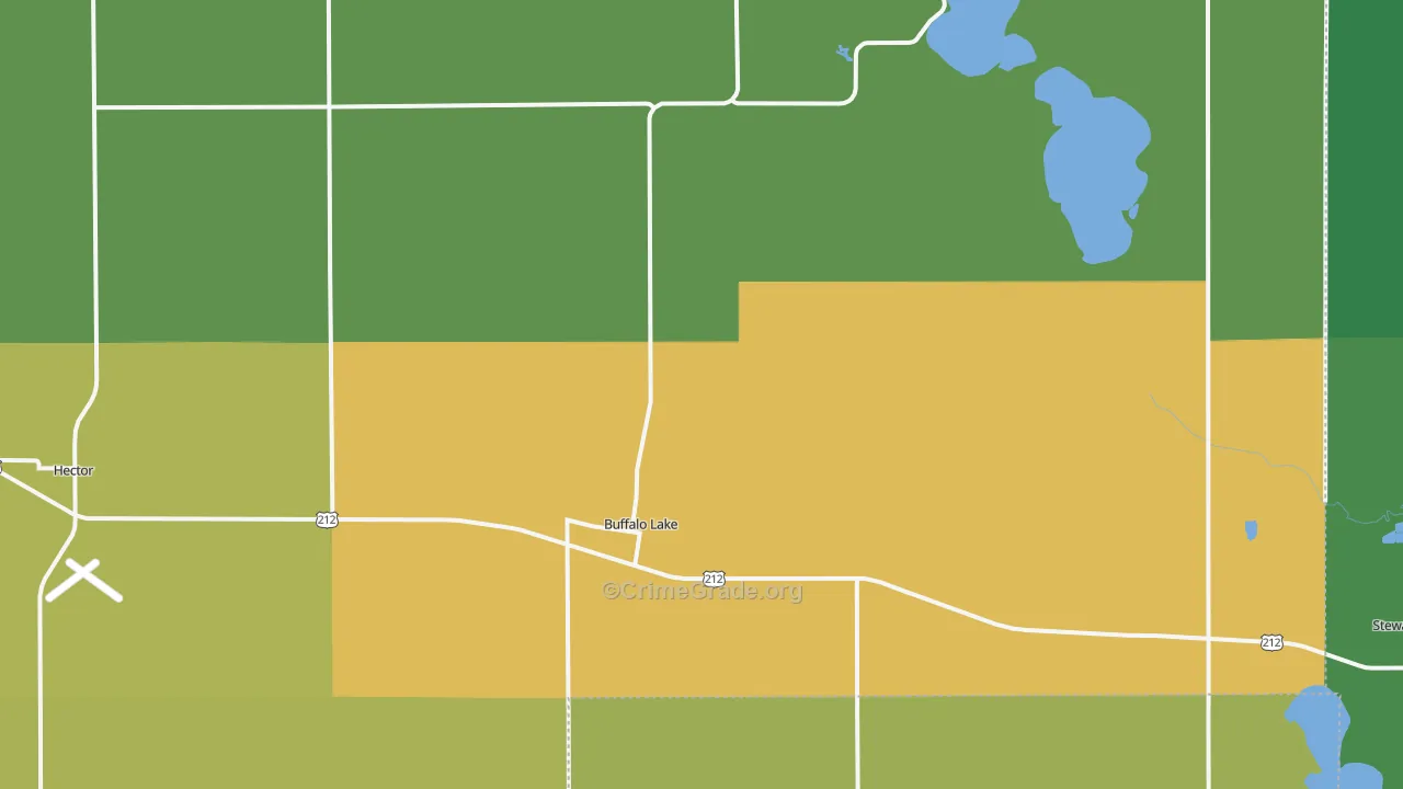 55314, MN Map of Drug-Related Crime Rates