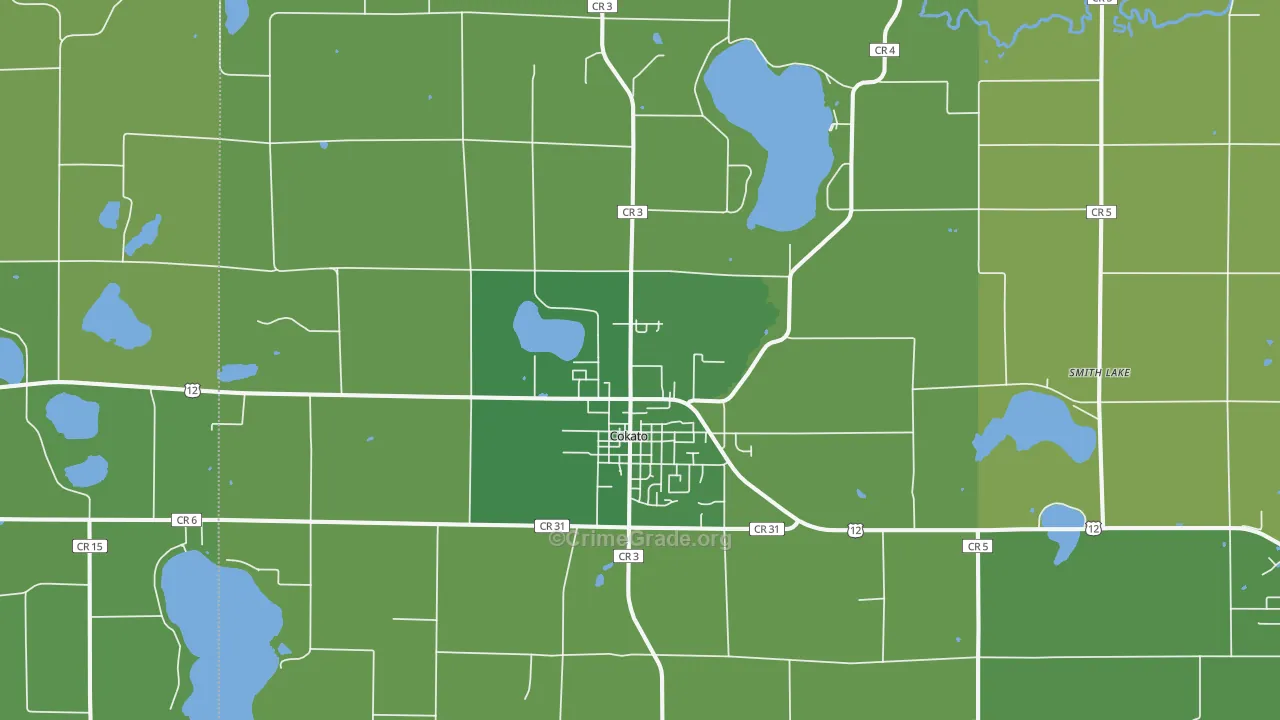 55321, MN Map of Drug-Related Crime Rates
