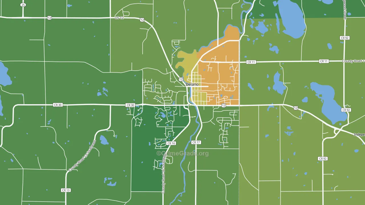 55328, MN Map of Drug-Related Crime Rates