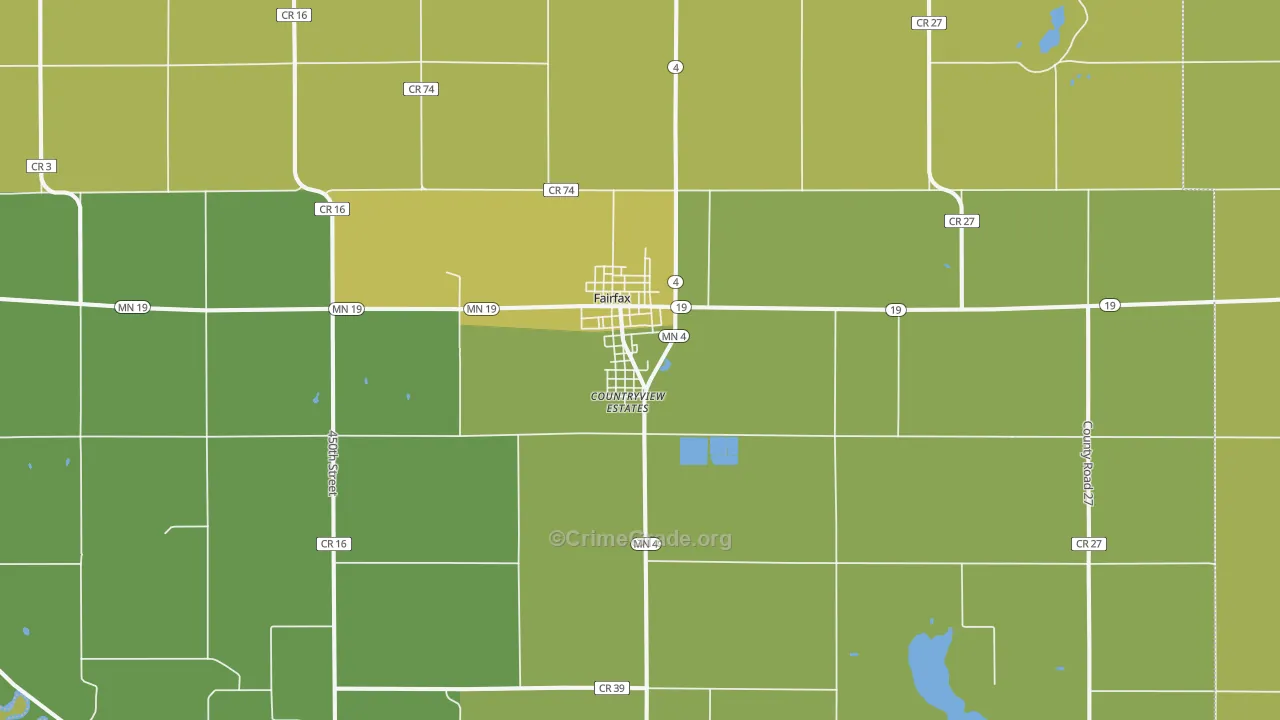 55332, MN Map of Drug-Related Crime Rates