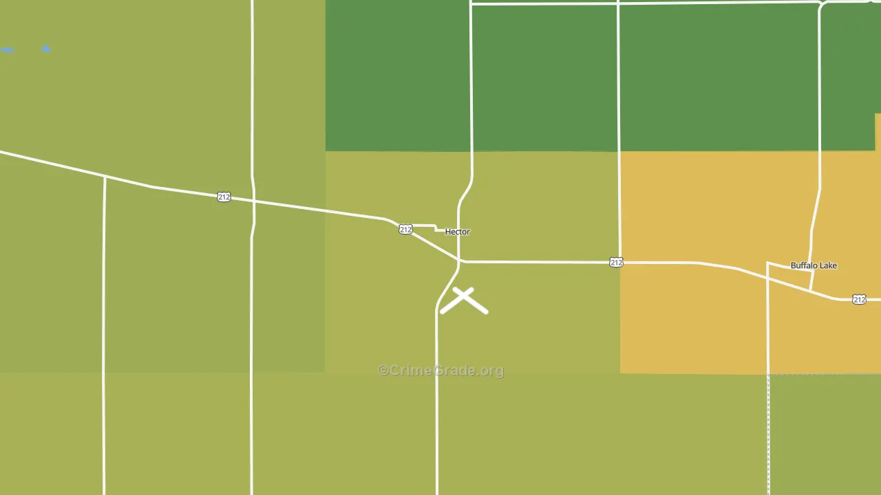 55342, MN Map of Drug-Related Crime Rates