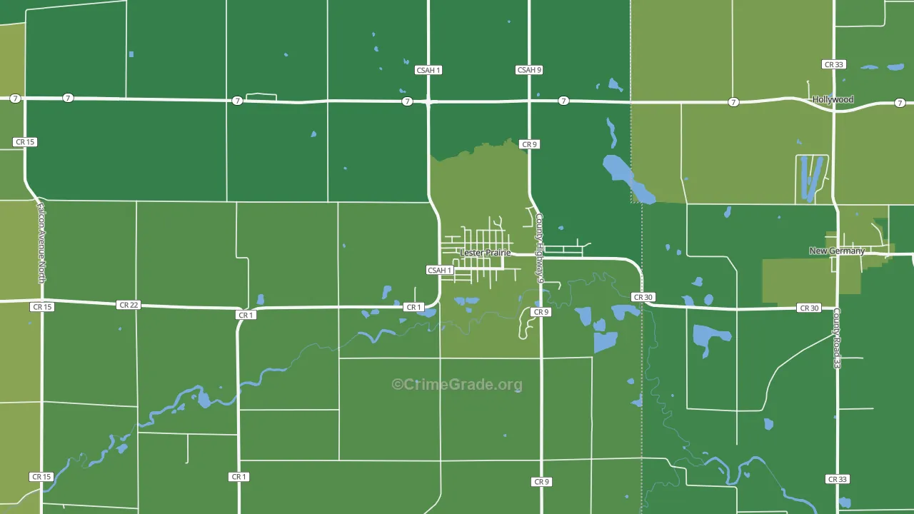 55354, MN Map of Drug-Related Crime Rates