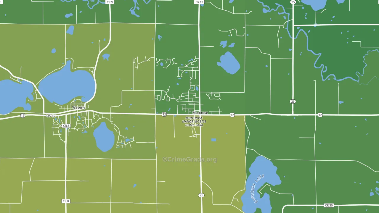 55363, MN Map of Drug-Related Crime Rates
