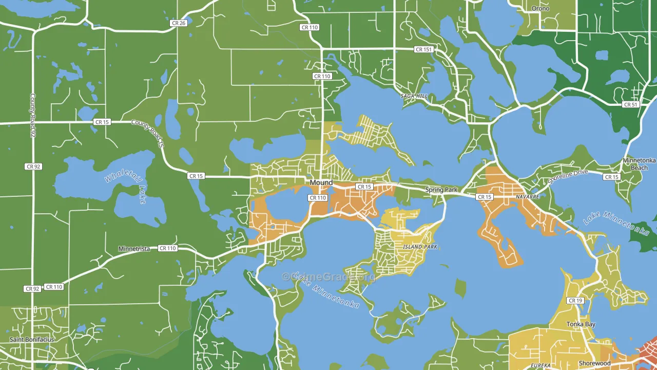 55364, MN Map of Drug-Related Crime Rates
