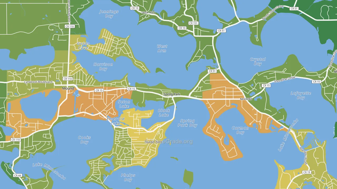 55384, MN Map of Drug-Related Crime Rates