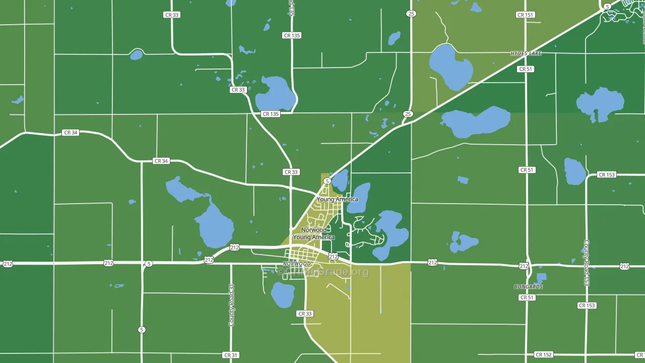 55397, MN Map of Drug-Related Crime Rates