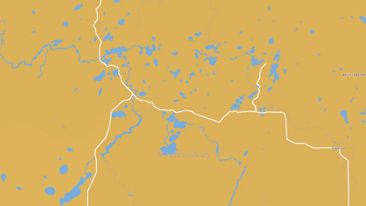 55607, MN Map of Drug-Related Crime Rates