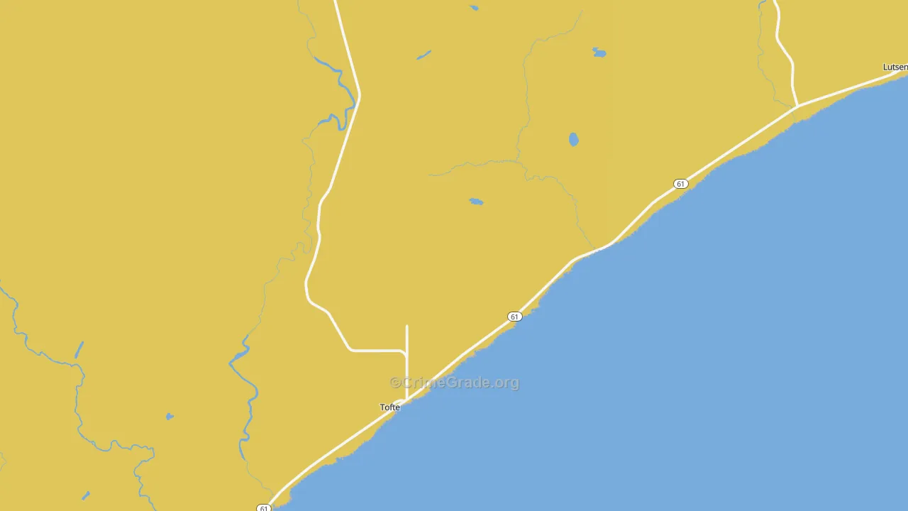 55615, MN Map of Drug-Related Crime Rates