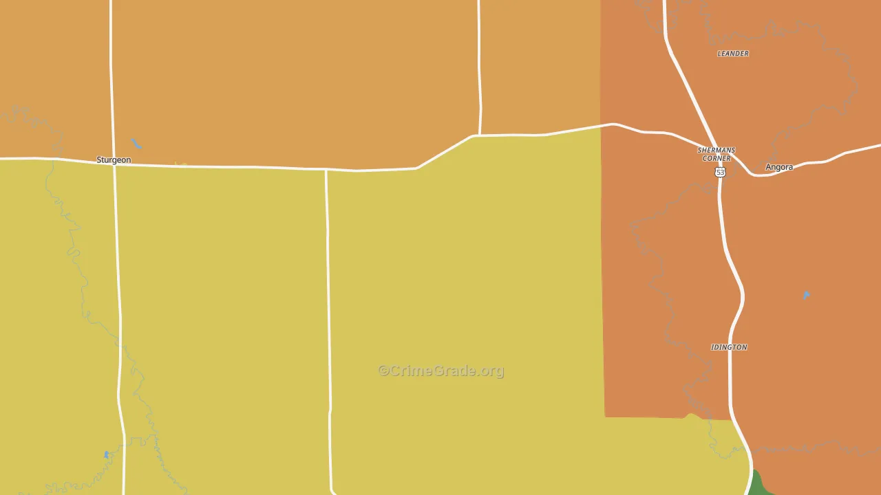 55703, MN Map of Drug-Related Crime Rates