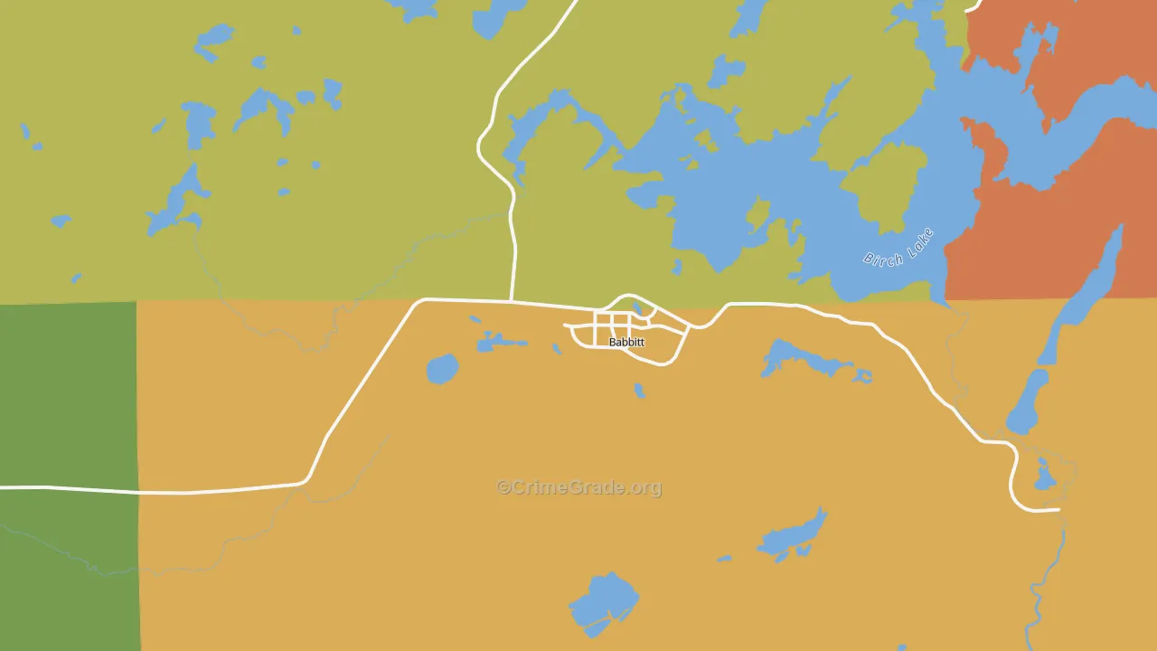 55706, MN Map of Drug-Related Crime Rates