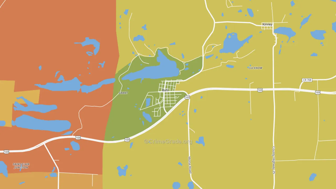 55713, MN Map of Drug-Related Crime Rates