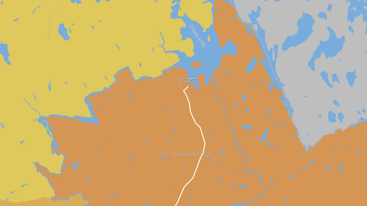 55725, MN Map of Drug-Related Crime Rates