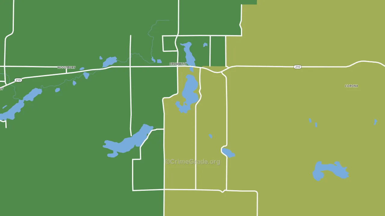 55726, MN Map of Drug-Related Crime Rates