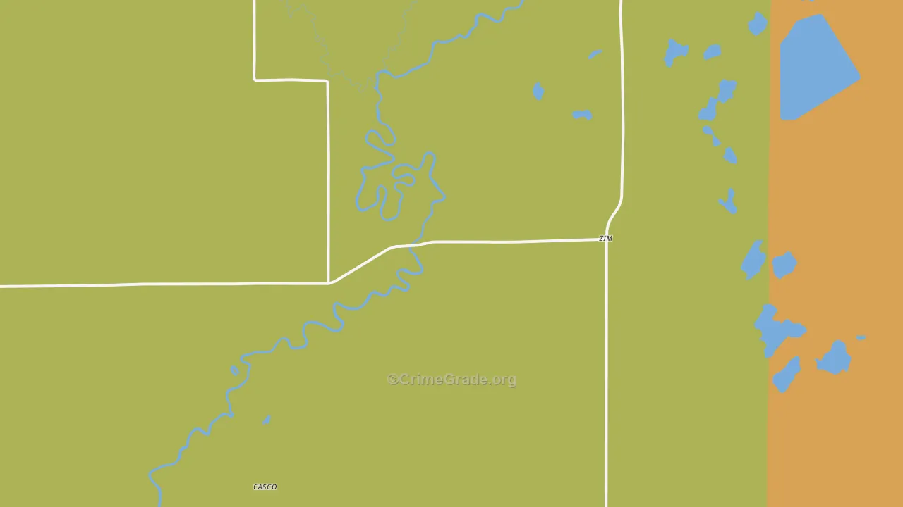 55738, MN Map of Drug-Related Crime Rates