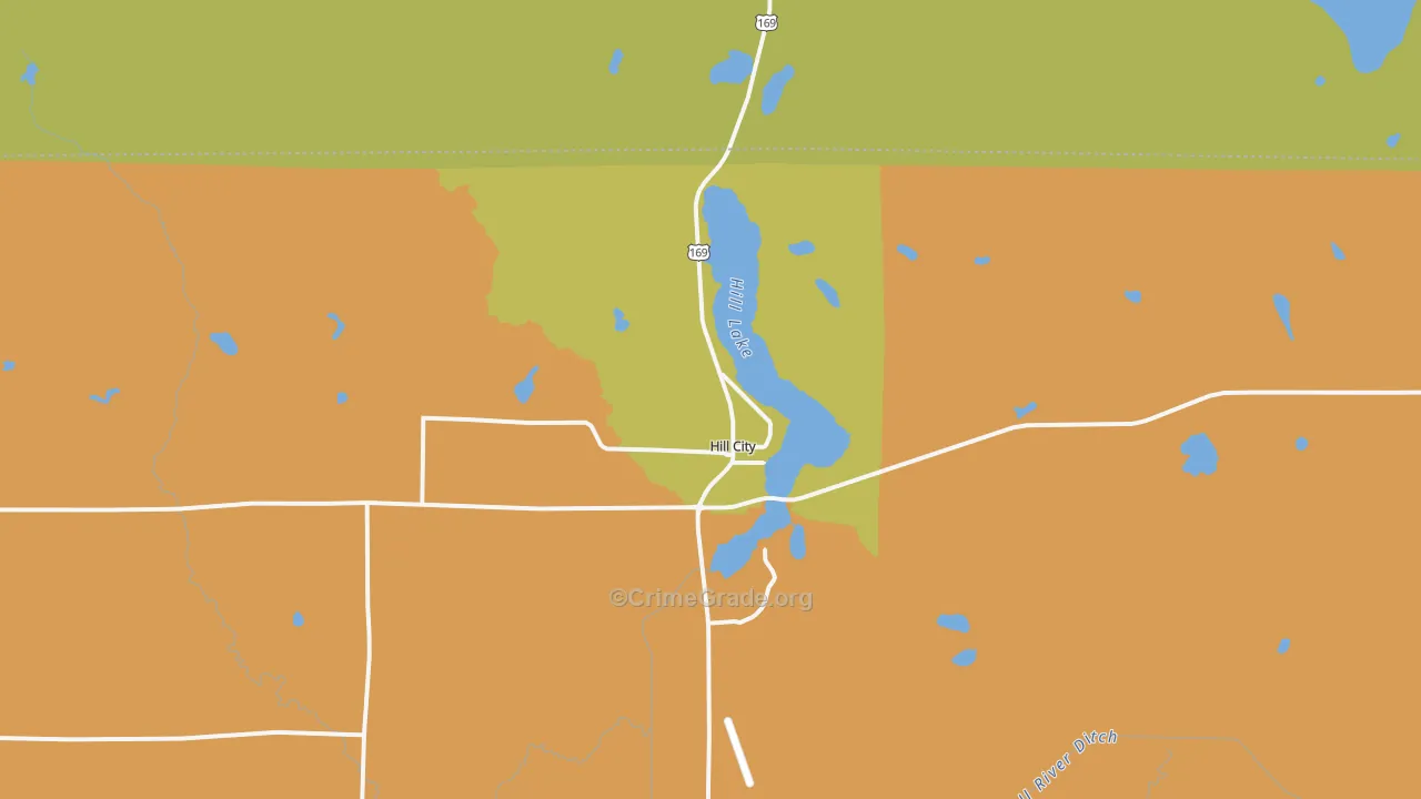 55748, MN Map of Drug-Related Crime Rates