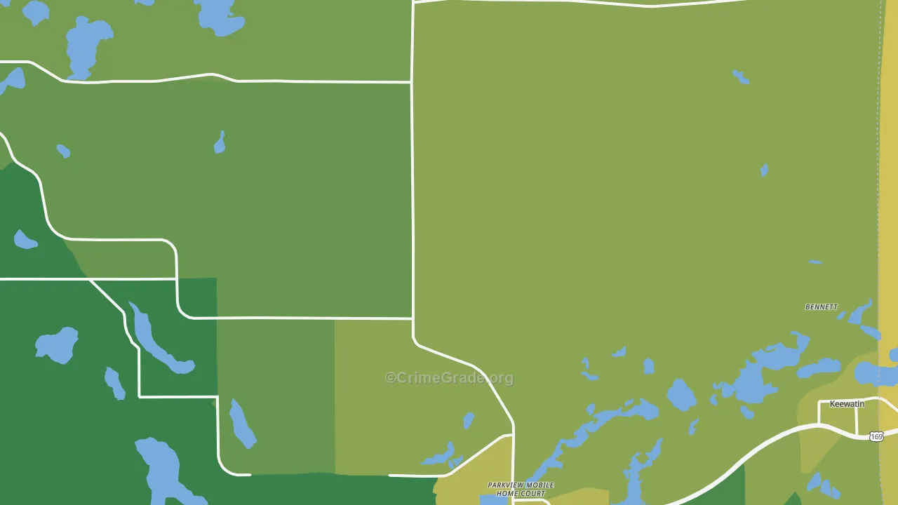 55769, MN Map of Drug-Related Crime Rates