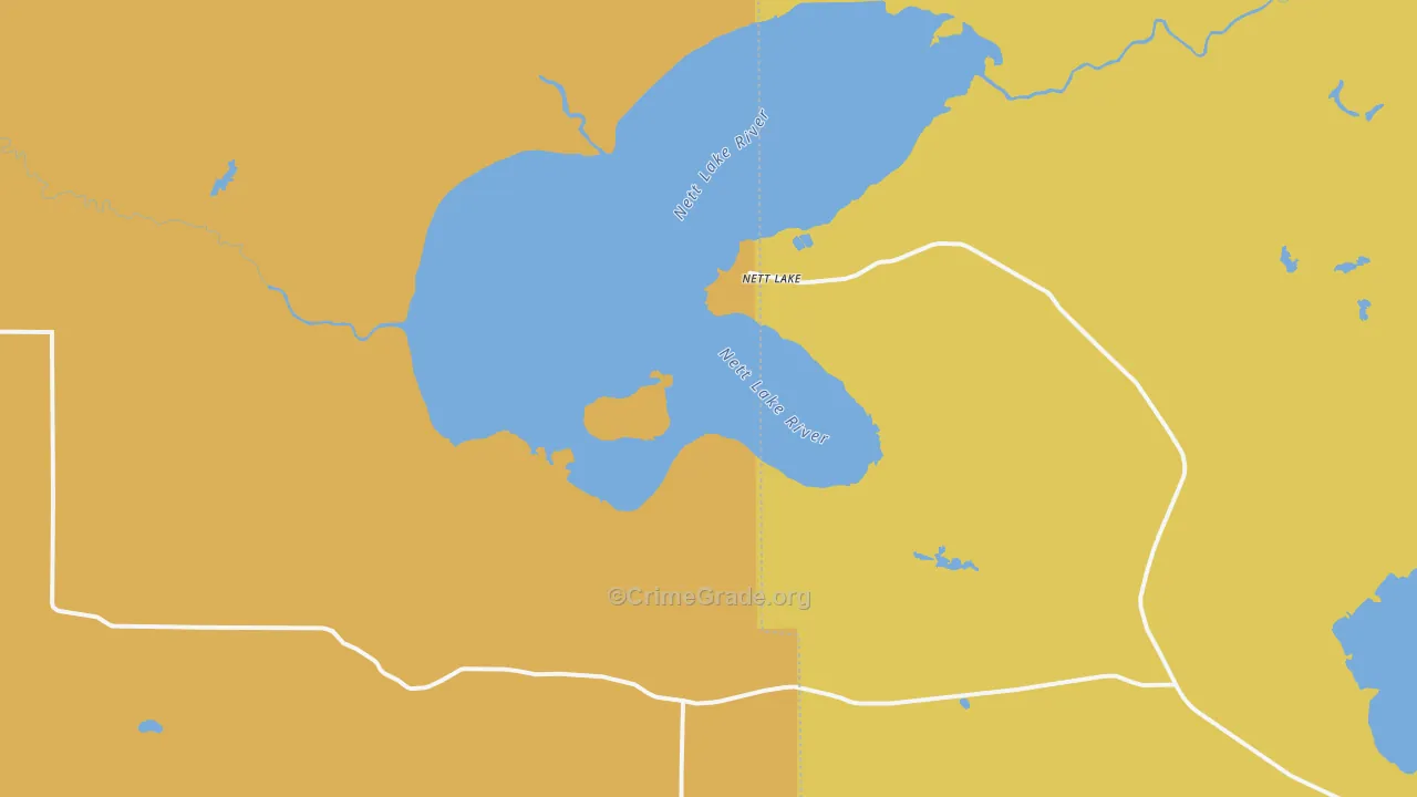 55772, MN Map of Drug-Related Crime Rates