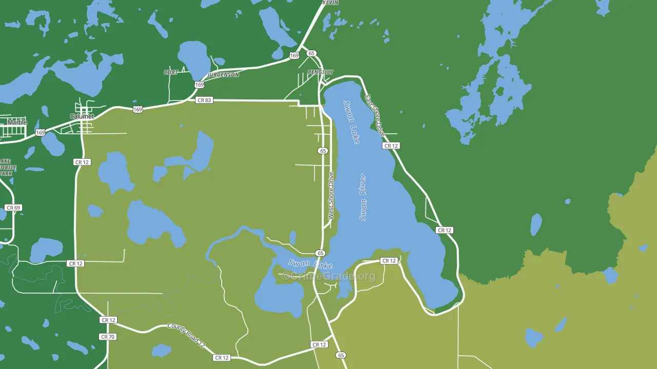 55775, MN Map of Drug-Related Crime Rates