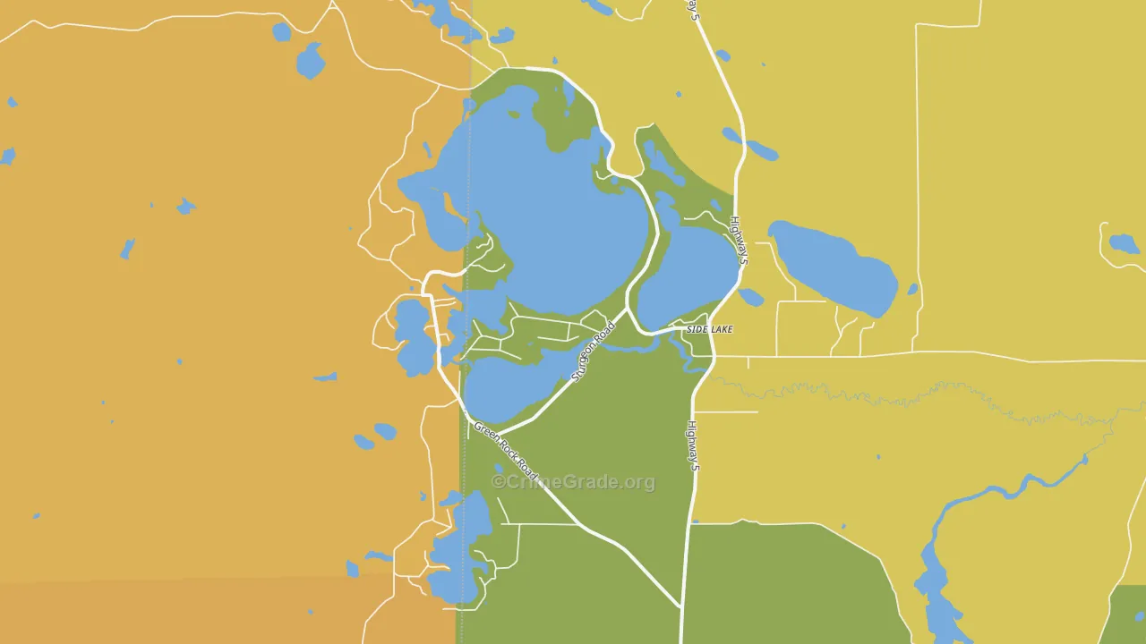 55781, MN Map of Drug-Related Crime Rates