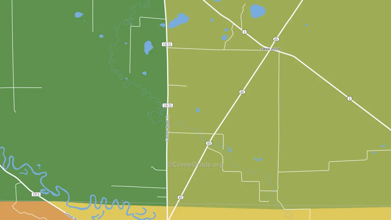 55784, MN Map of Drug-Related Crime Rates