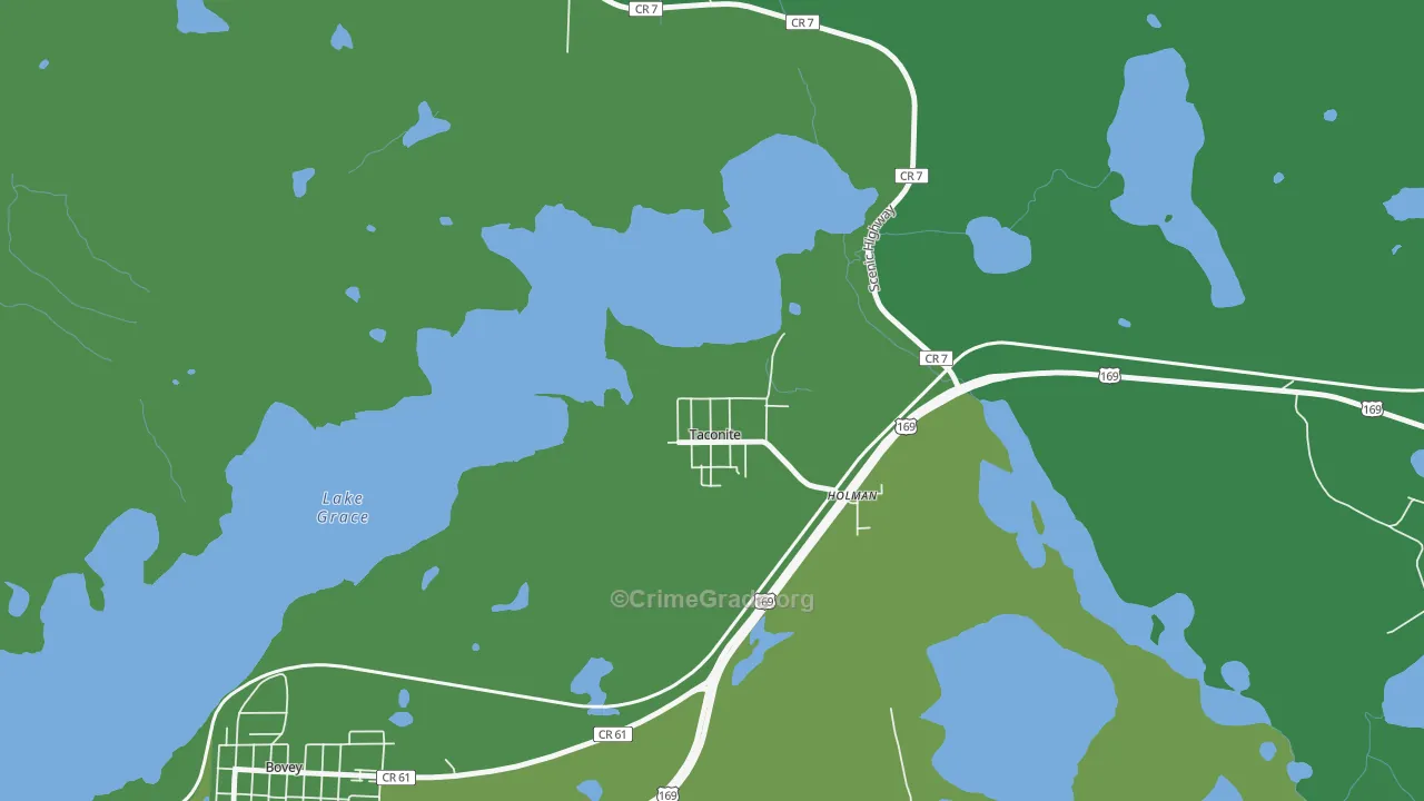 55786, MN Map of Drug-Related Crime Rates