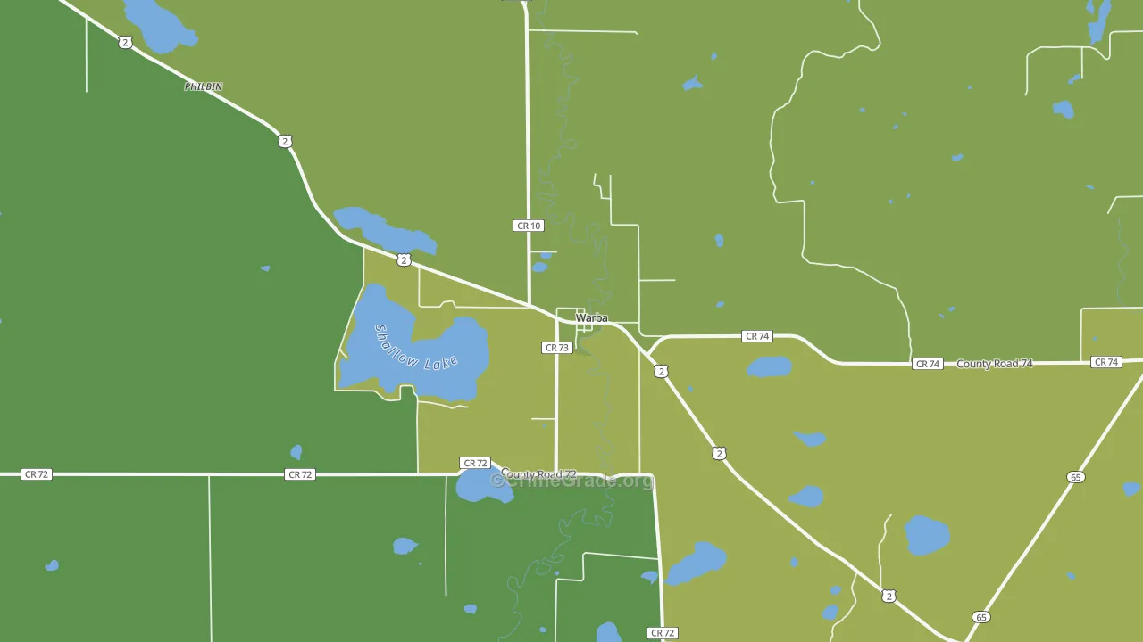 55793, MN Map of Drug-Related Crime Rates