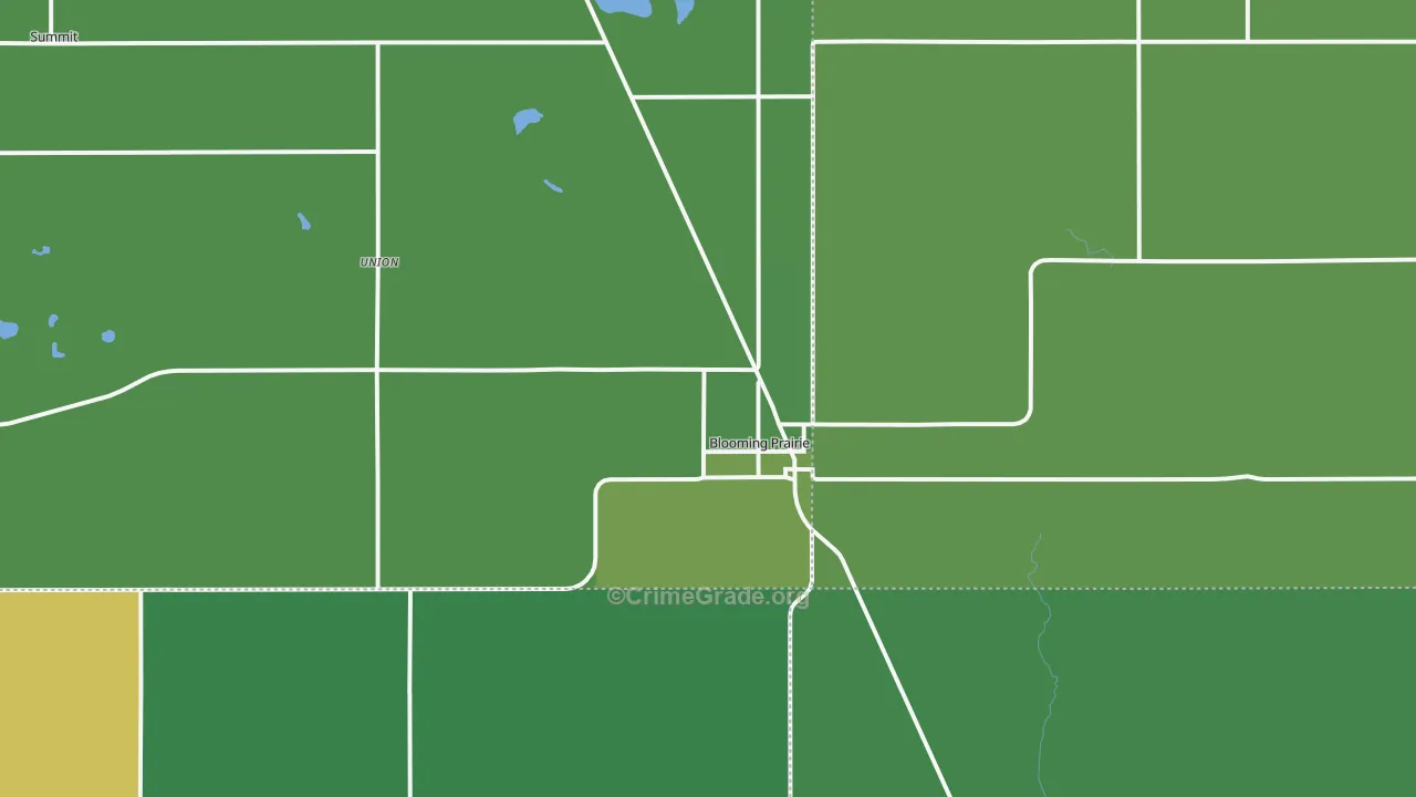 55917, MN Map of Drug-Related Crime Rates