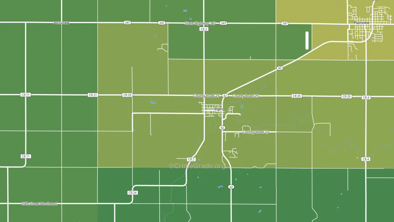 55932, MN Map of Drug-Related Crime Rates