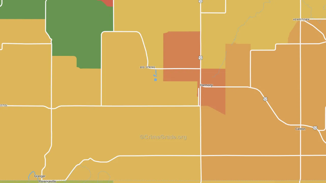 55939, MN Map of Drug-Related Crime Rates