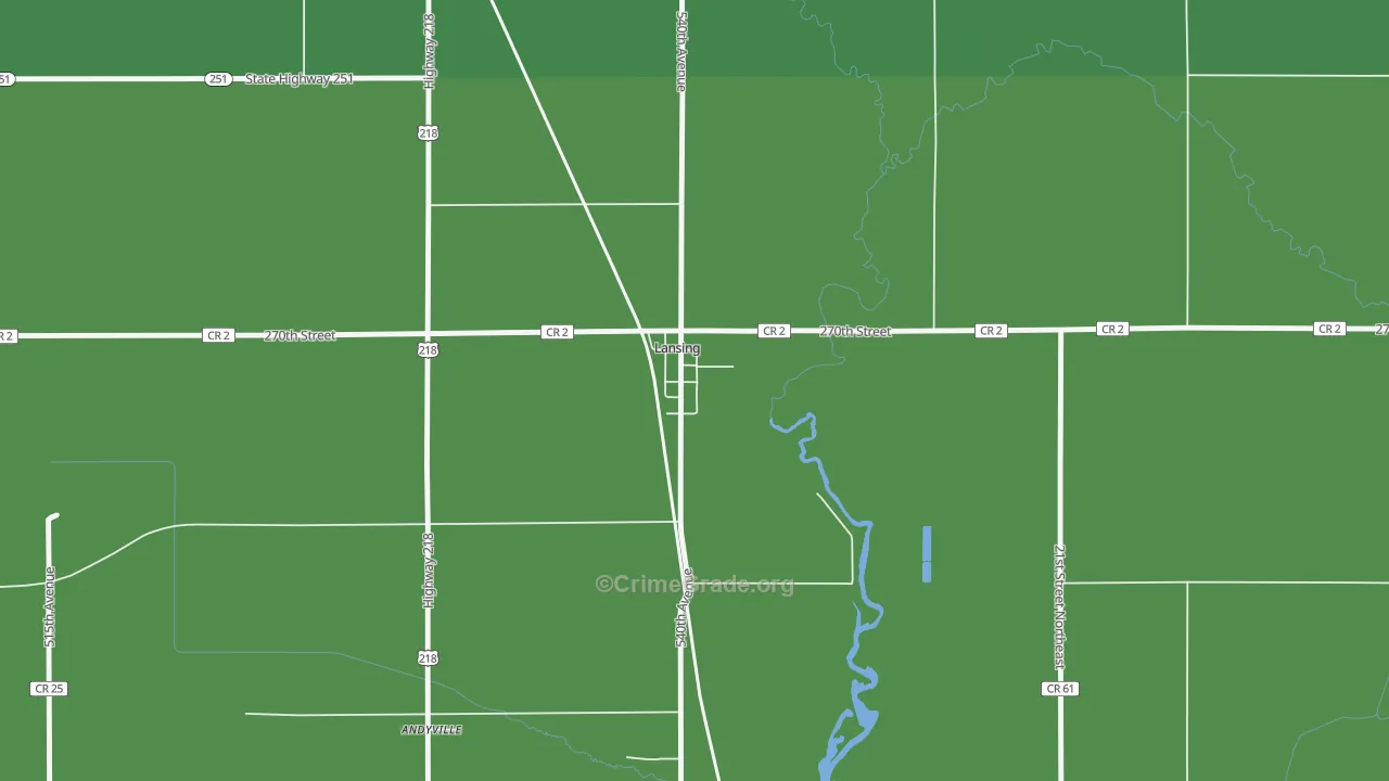 55950, MN Map of Drug-Related Crime Rates