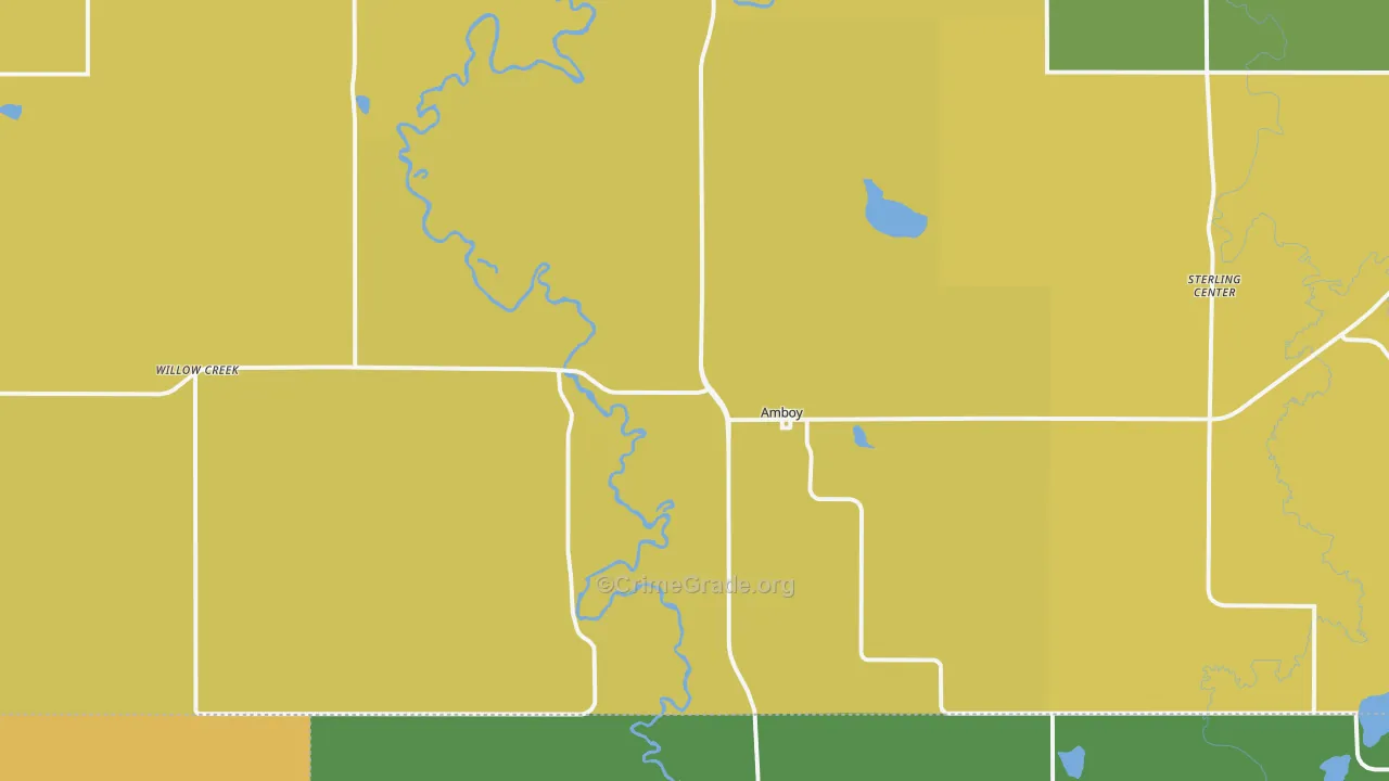 56010, MN Map of Drug-Related Crime Rates
